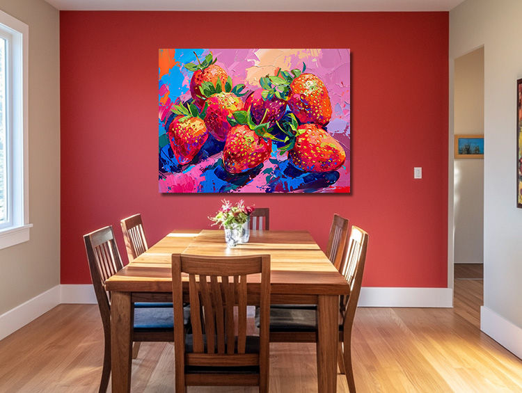 Thumbnail: Sweet Harvest - Strawberries in Painterly Arrangement