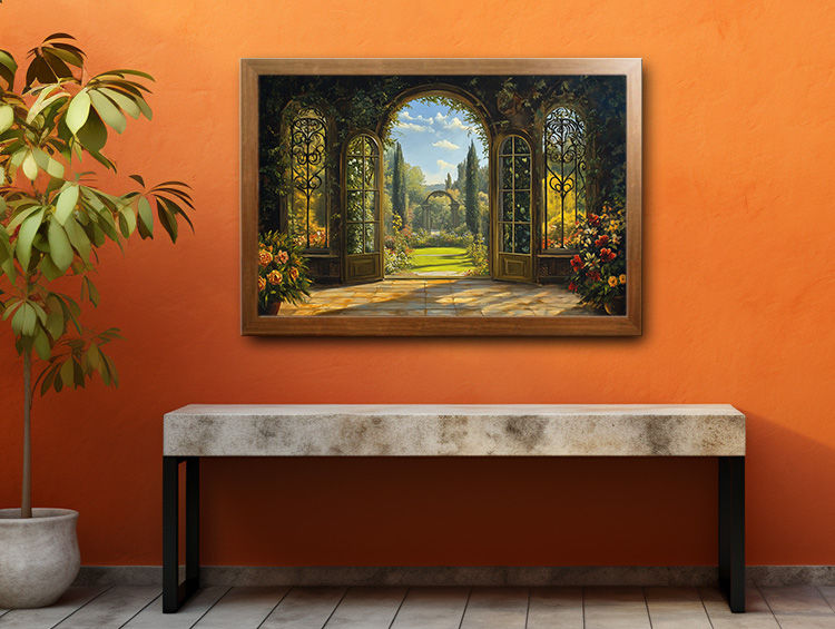 Thumbnail: Trompe l'oeil - Arches & Blossoms