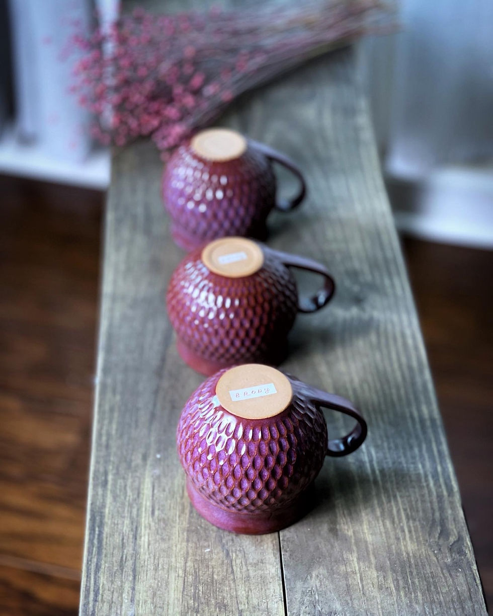 Thumbnail: Deep Purple Carving Mug