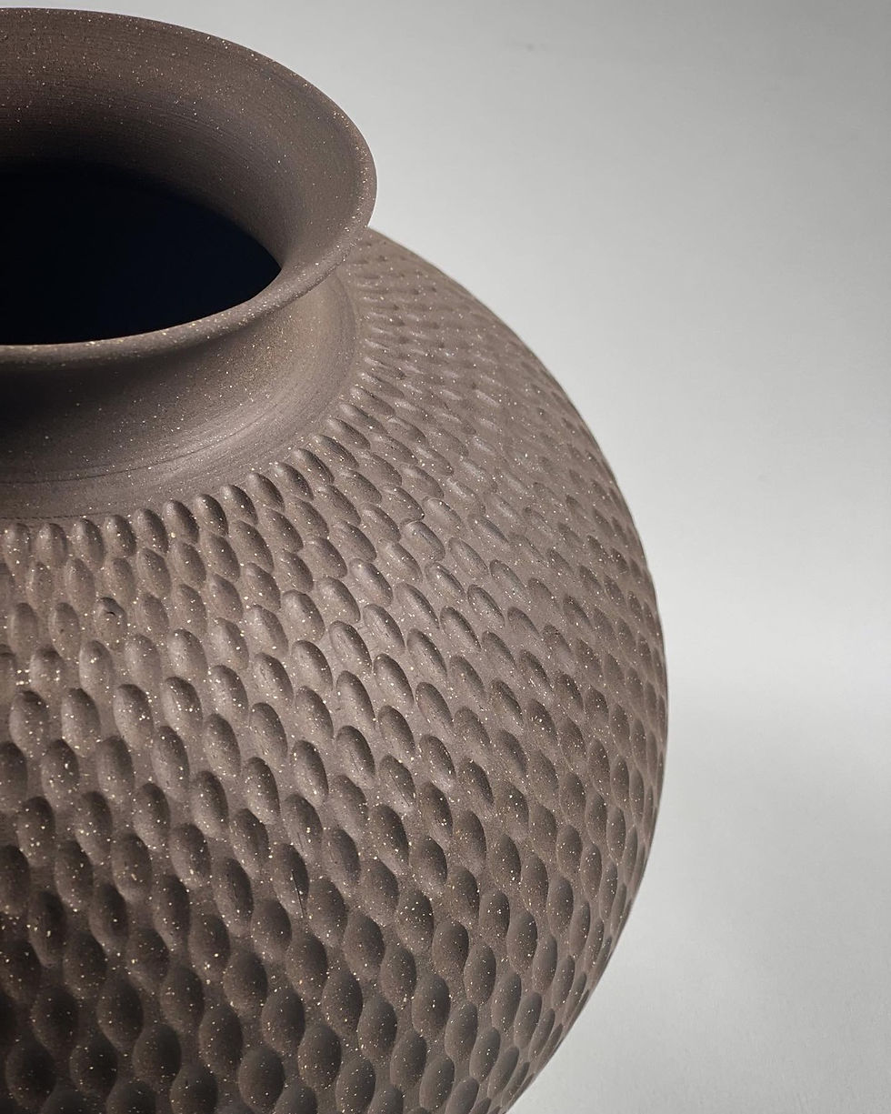 Thumbnail: No Glaze Carving Moon Jar