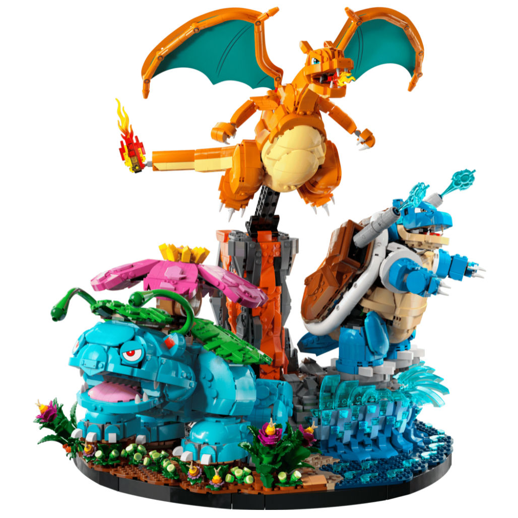 LEGO® (72153) Pokemon Venusaur, Charizard and Blastoise
