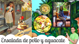 Ensalada de pollo con aguacate | La cesta de Caperucita