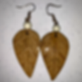 Tan Feather Earrings