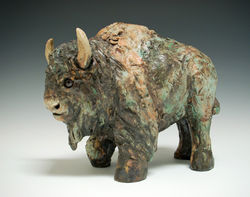 "Chance" Buffalo at Dominique Boisjoli Fine Art