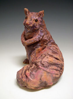 "Rex" Squirrel at Wilde Meyer Gallery