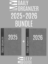 My Daily Organizer Bundle - 2025+2026