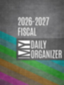 My Daily Organizer 2026 - Fiscal, Color