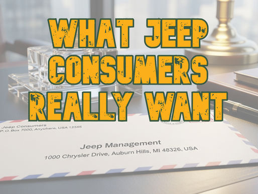 Back to Basics: What Jeep Consumers Really Want