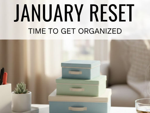 January Reset-Time to Get Organized