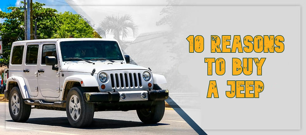 10 Reasons to buy a Jeep