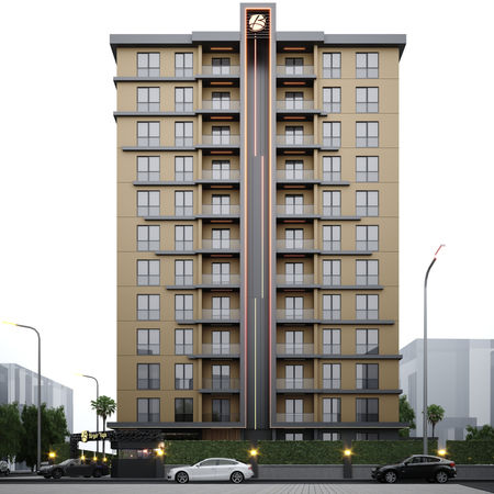 İzmir Buca Biryer Life satılık 2+1 daire projesi ön cephe gündüz görünümü.