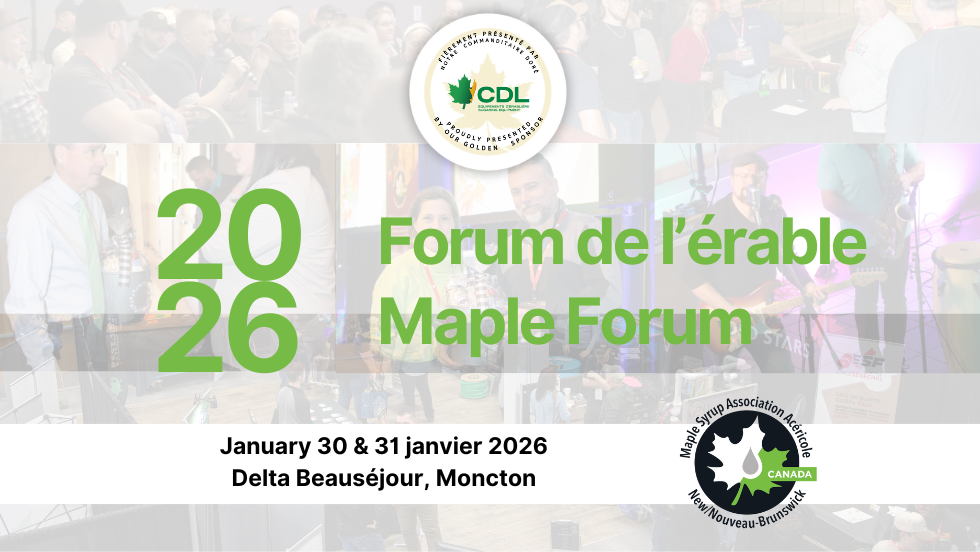Moncton accueille le Forum de l’érable 2026 : l’érable, fierté du Nouveau-Brunswick