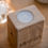 Miniature : Photophore en bois recyclé - gris groseille concept-store déco angers