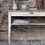 Miniature : TABLE CONSOLE VINTAGE PLATEAU ZINC
