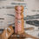 Miniature : TRIO DE QUILLES  EN BOIS PATINE CORAL BLUSH 
