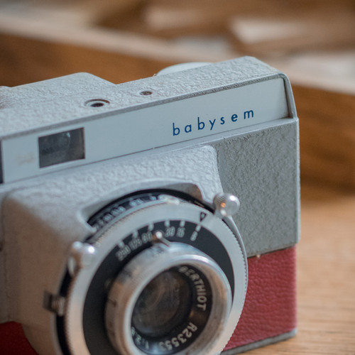 Appareil Photo SEM Babysem 35mm Design Roger Tallon - Modèle Collection - Occasion En état De Marche - Rouge