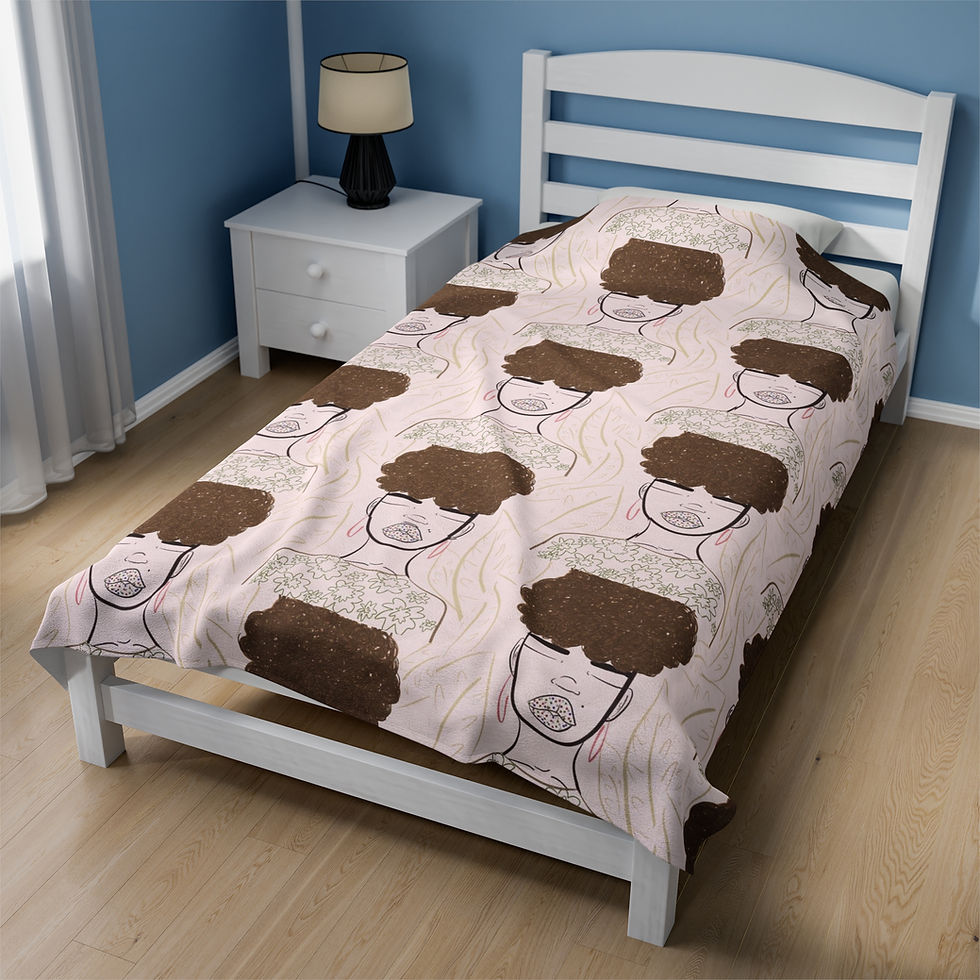 Thumbnail: "Cozy Up" Velveteen Plush Blanket