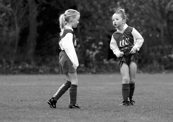 Priscilla doet aan meisjesvoetbal