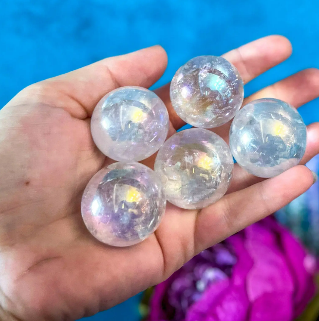 Miniatyrbilde: Aura Quartz Krystallball