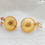 Thumbnail: Murano Gold Stud Earrings