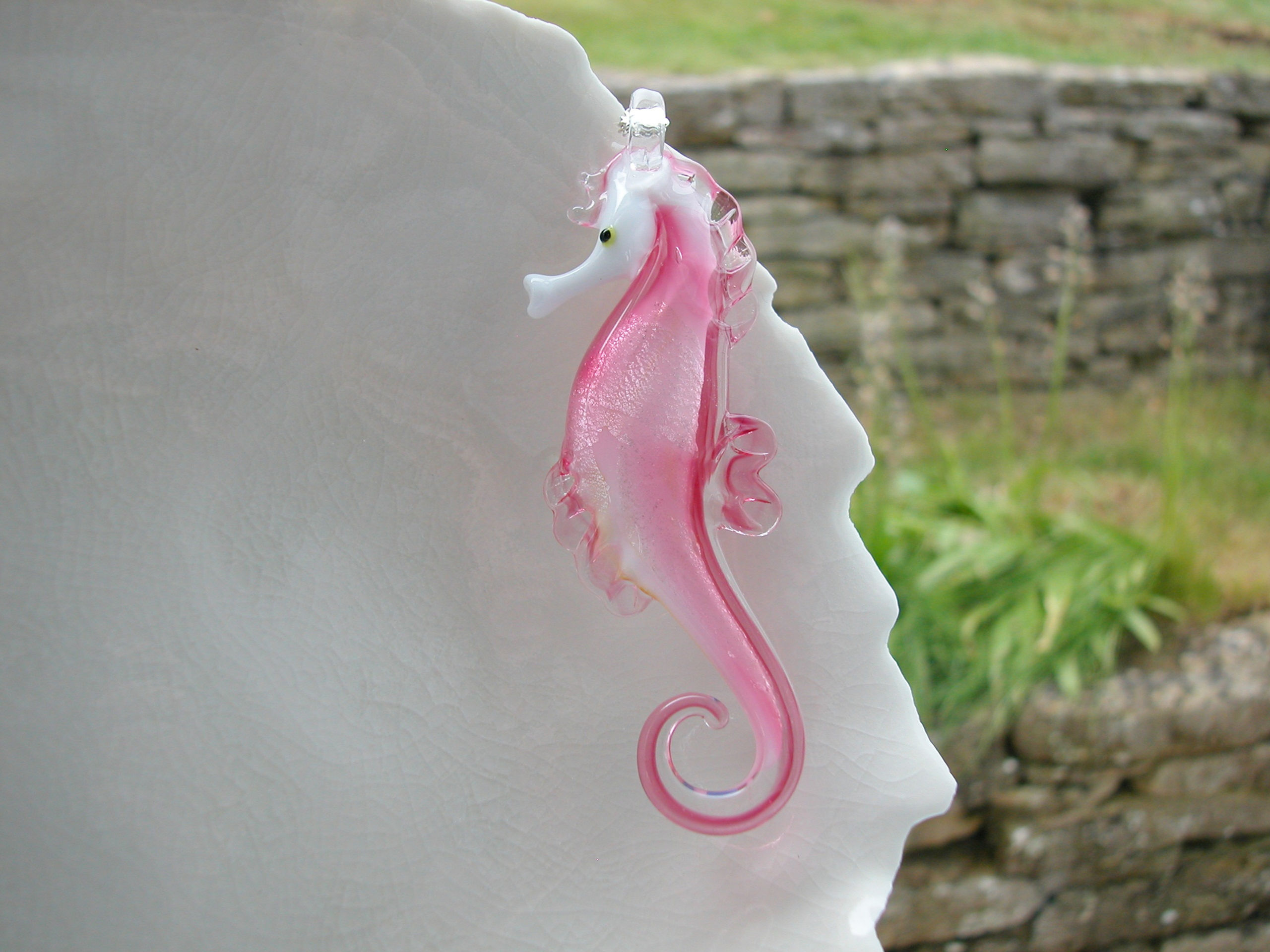 Exclusive Murano Glass Seahorse - Huge