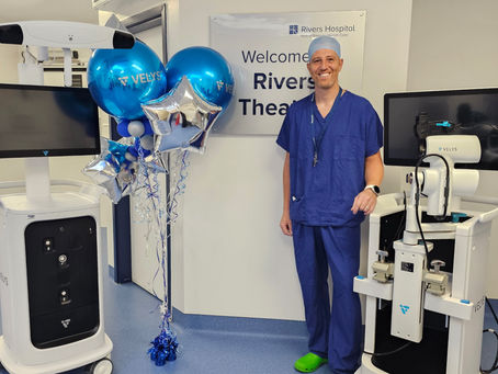 Mr David George at the VELYS Robotic-Assisted Knee Replacement