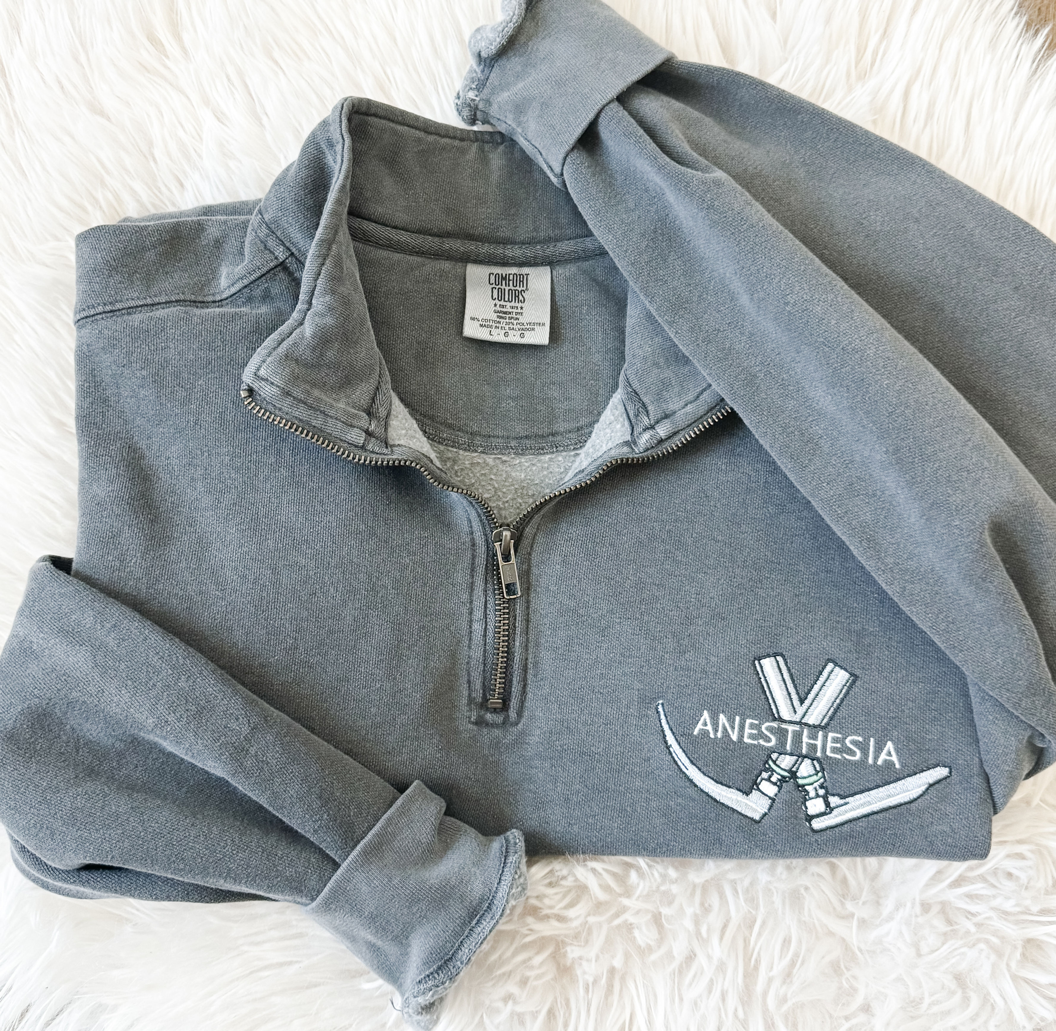 Anesthesia Quarter Zip Sweatshirt