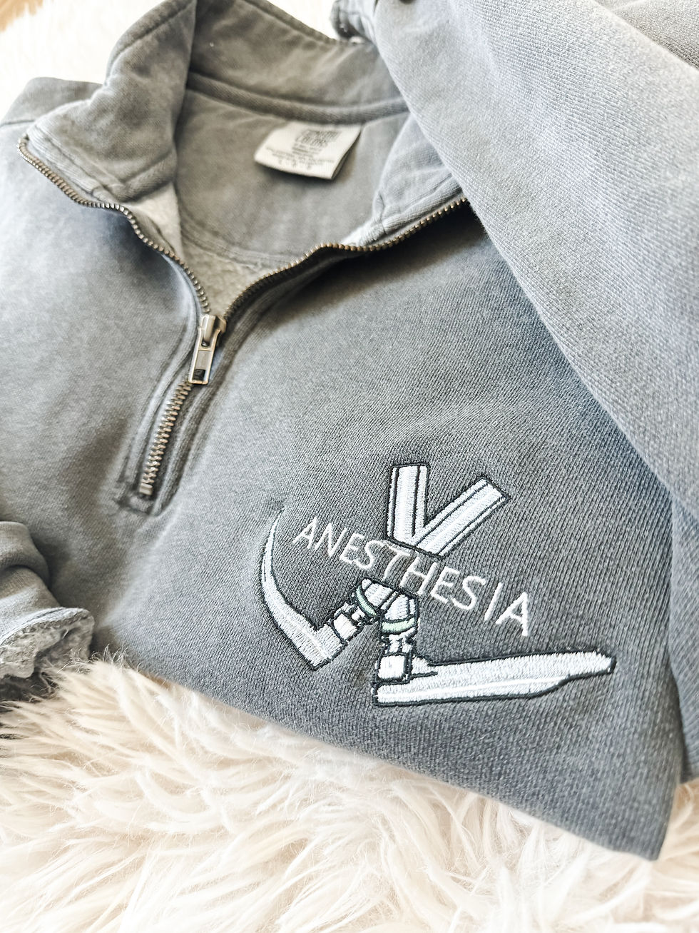 Thumbnail: Anesthesia Quarter Zip Sweatshirt