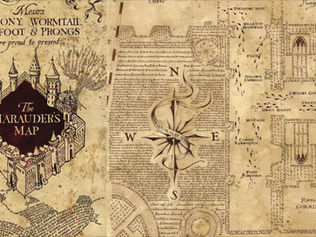 Marauder's Map in JK Rowling's Harry Potter