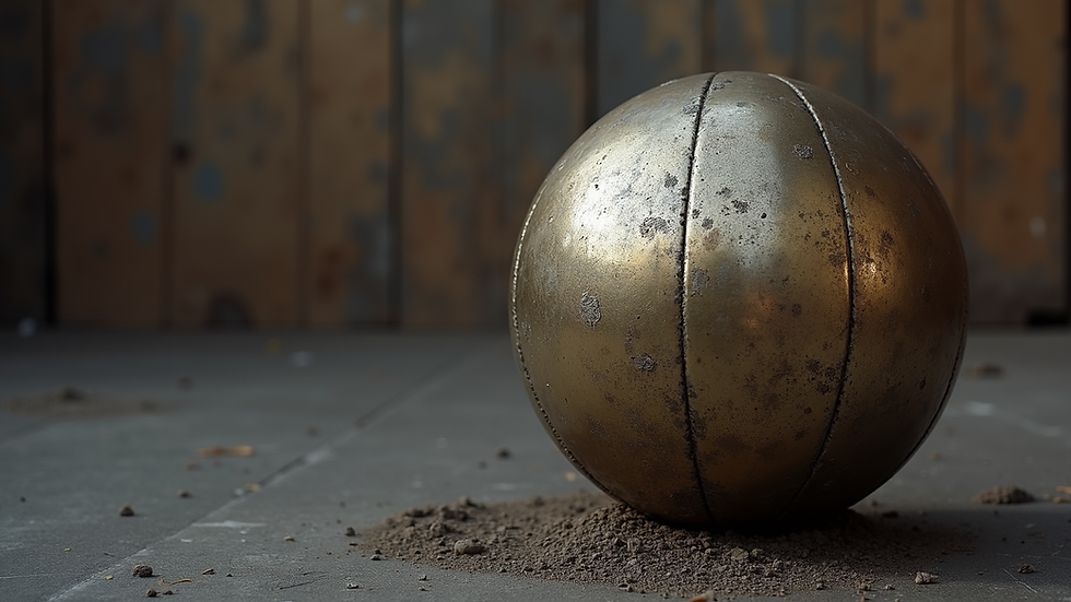 Vue en gros plan d'un bol tibétain en métal avec des vibrations visibles