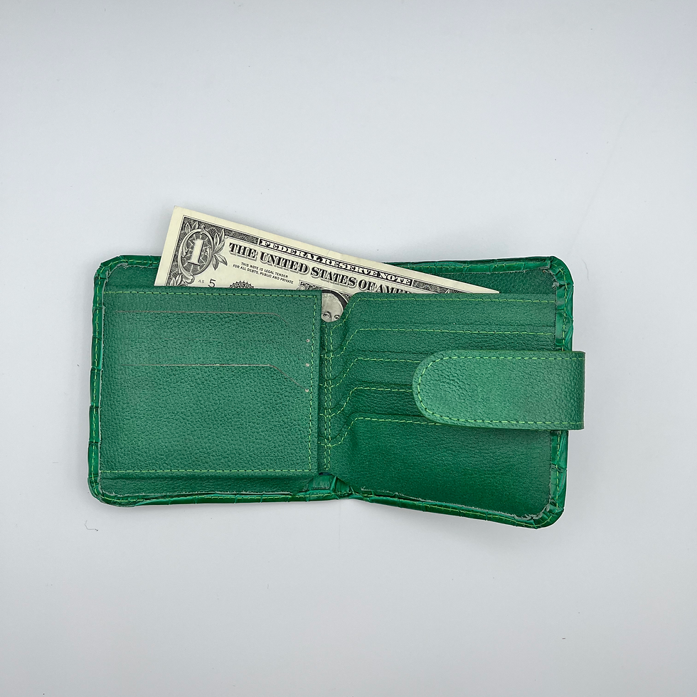 Miniatura: AL&M Cartera Kokito ID Vivi de piel verde