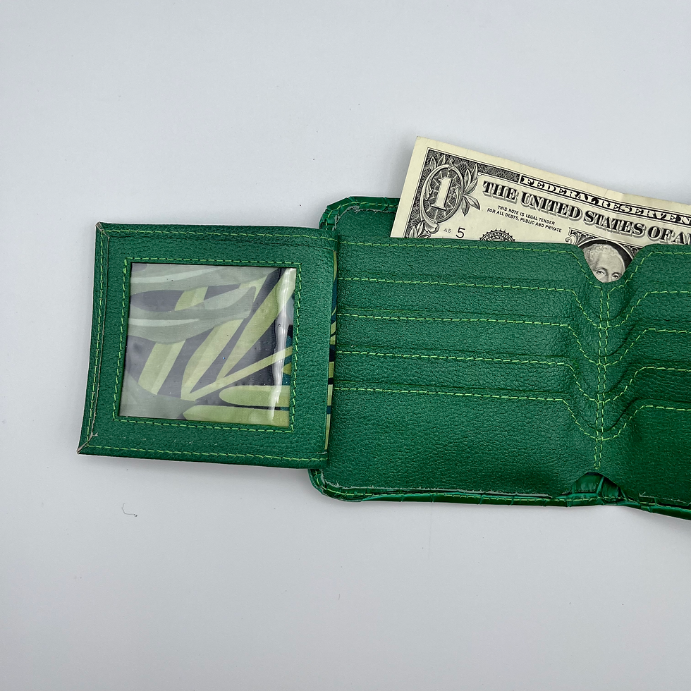 Miniatura: AL&M Cartera Kokito ID Vivi de piel verde