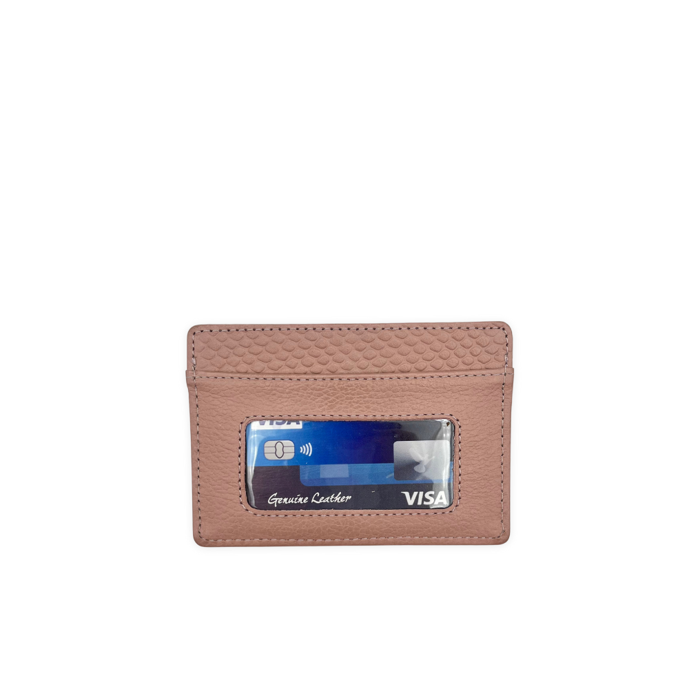 AL&M Honey Leather Slim ID Card Case