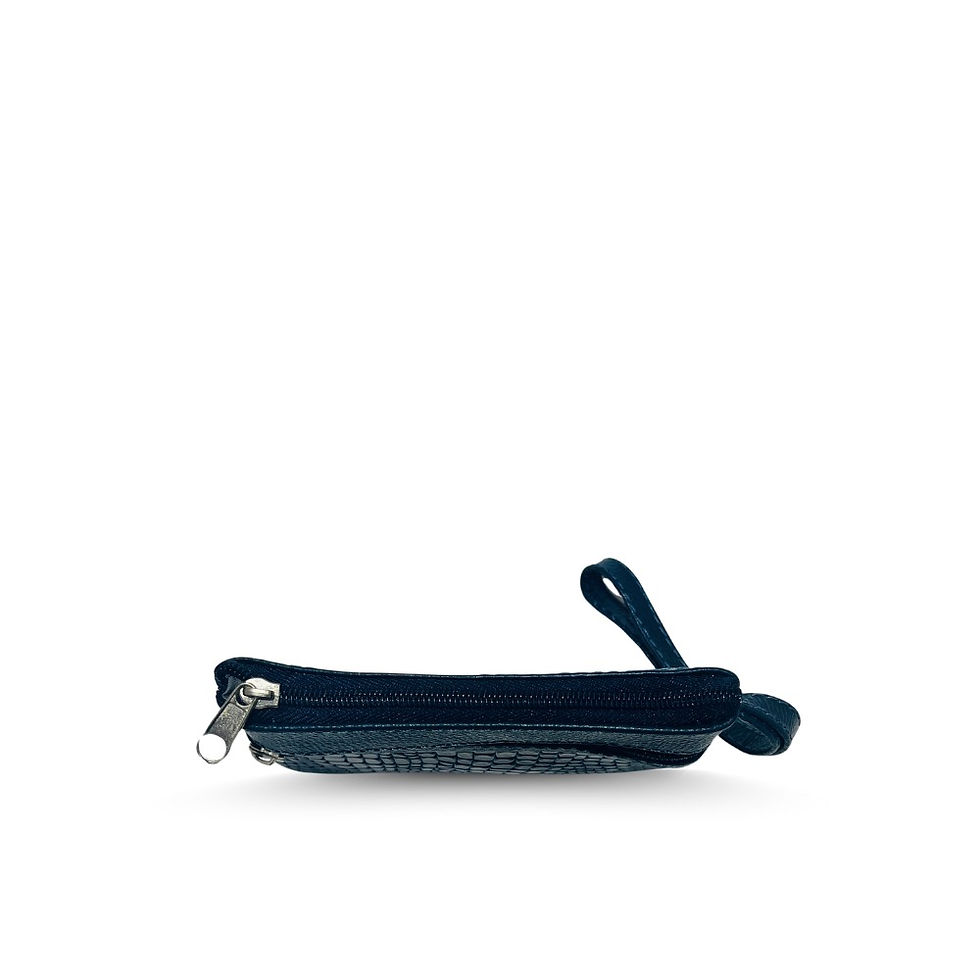 Miniatura: AL&M Blue Lacost Leather Coin Purse Wallet