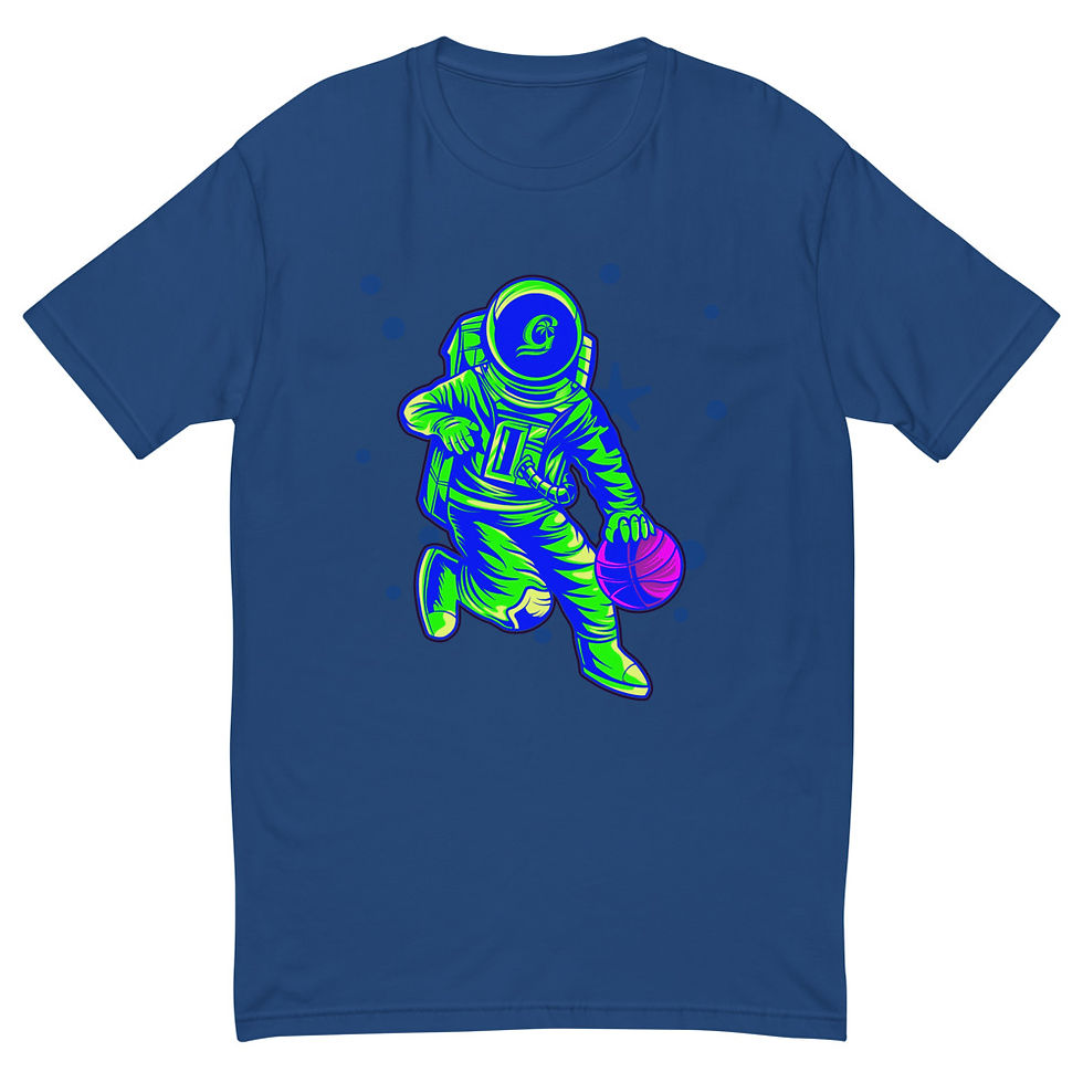 Thumbnail: Astronaut dribbling - Super soft shirt