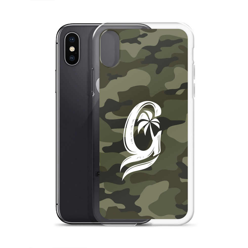 Thumbnail: Green camo - iPhone Case