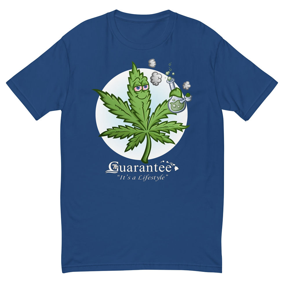 Thumbnail: Marijuana leaf bong - Men's T-Shirt