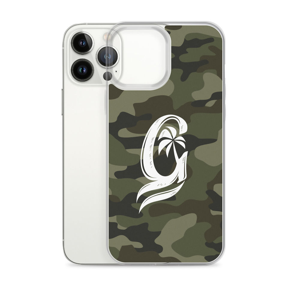 Thumbnail: Green camo - iPhone Case