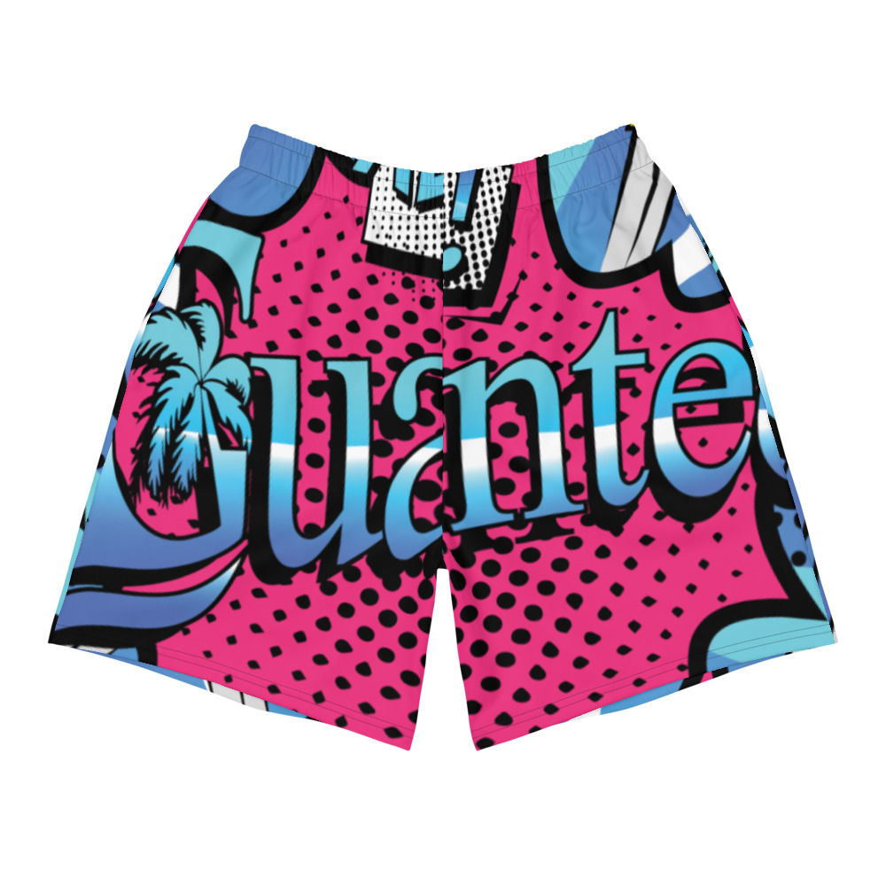 Comic Book Style - Men's Athletic Long Shorts
