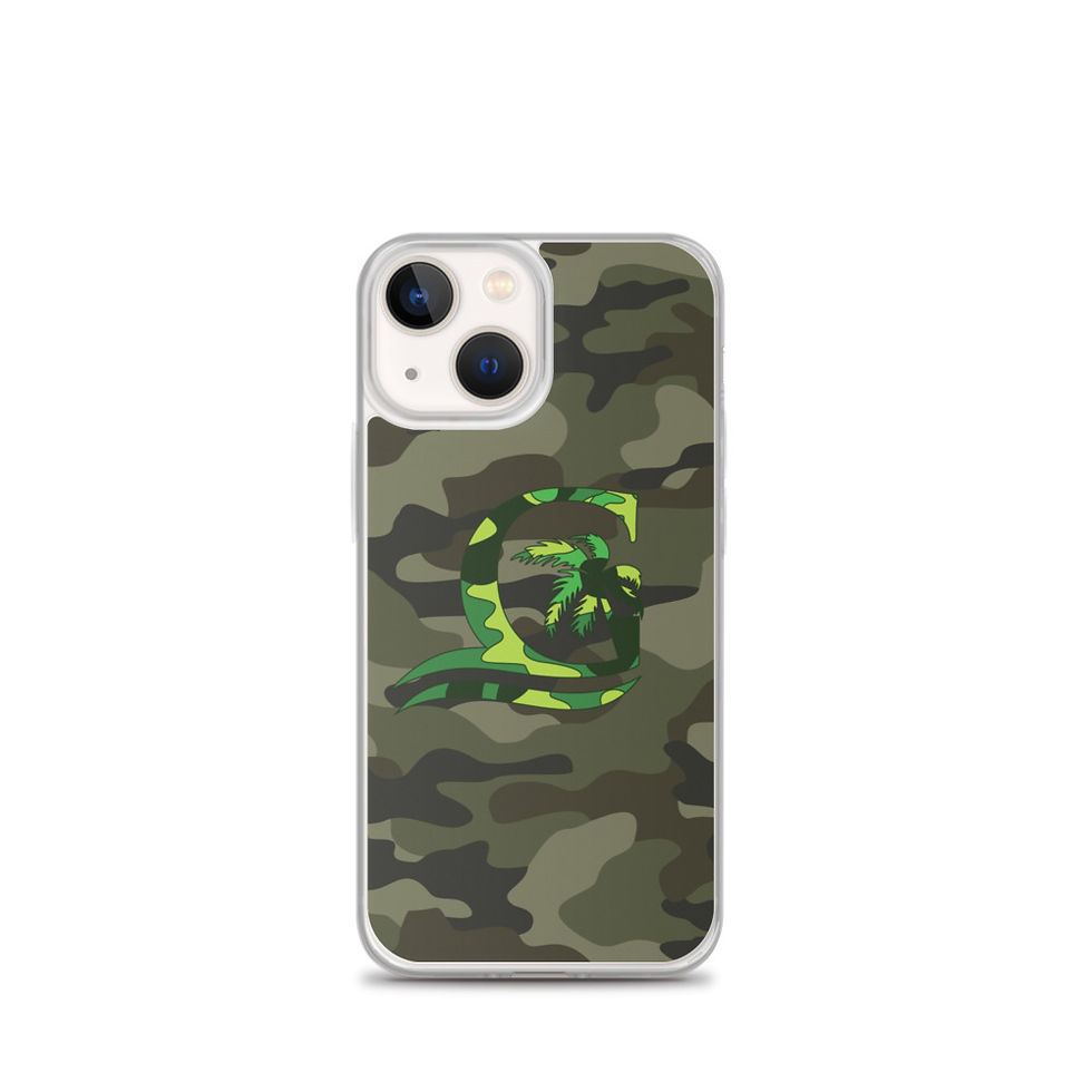 Thumbnail: Green camo1 - iPhone Case