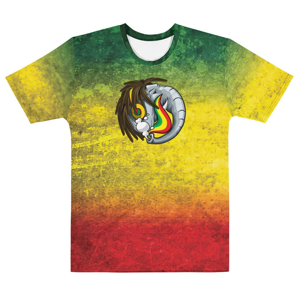 Rasta Elephant - Silky smooth dress shirt