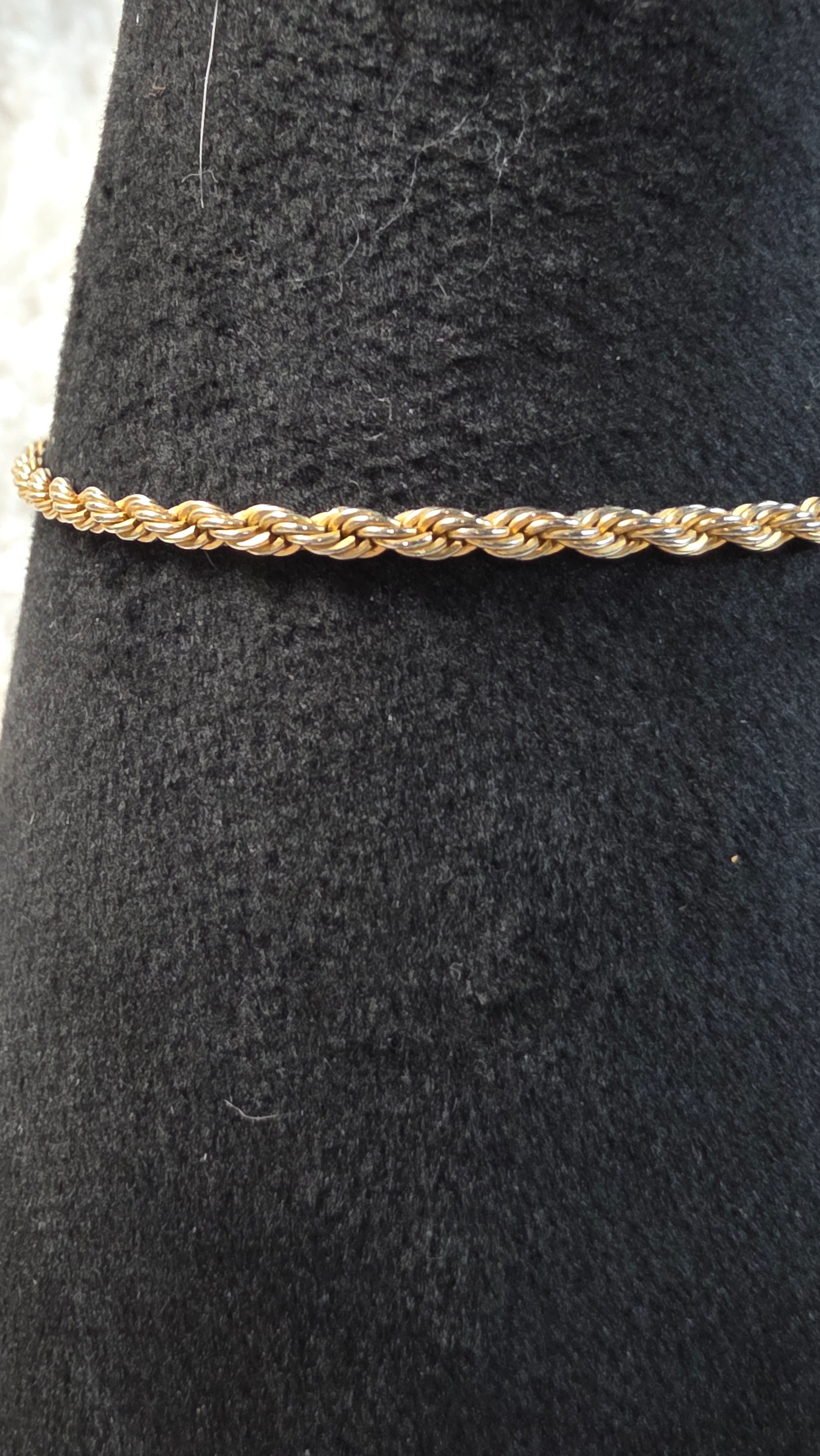Twisted Goldtone Bracelet