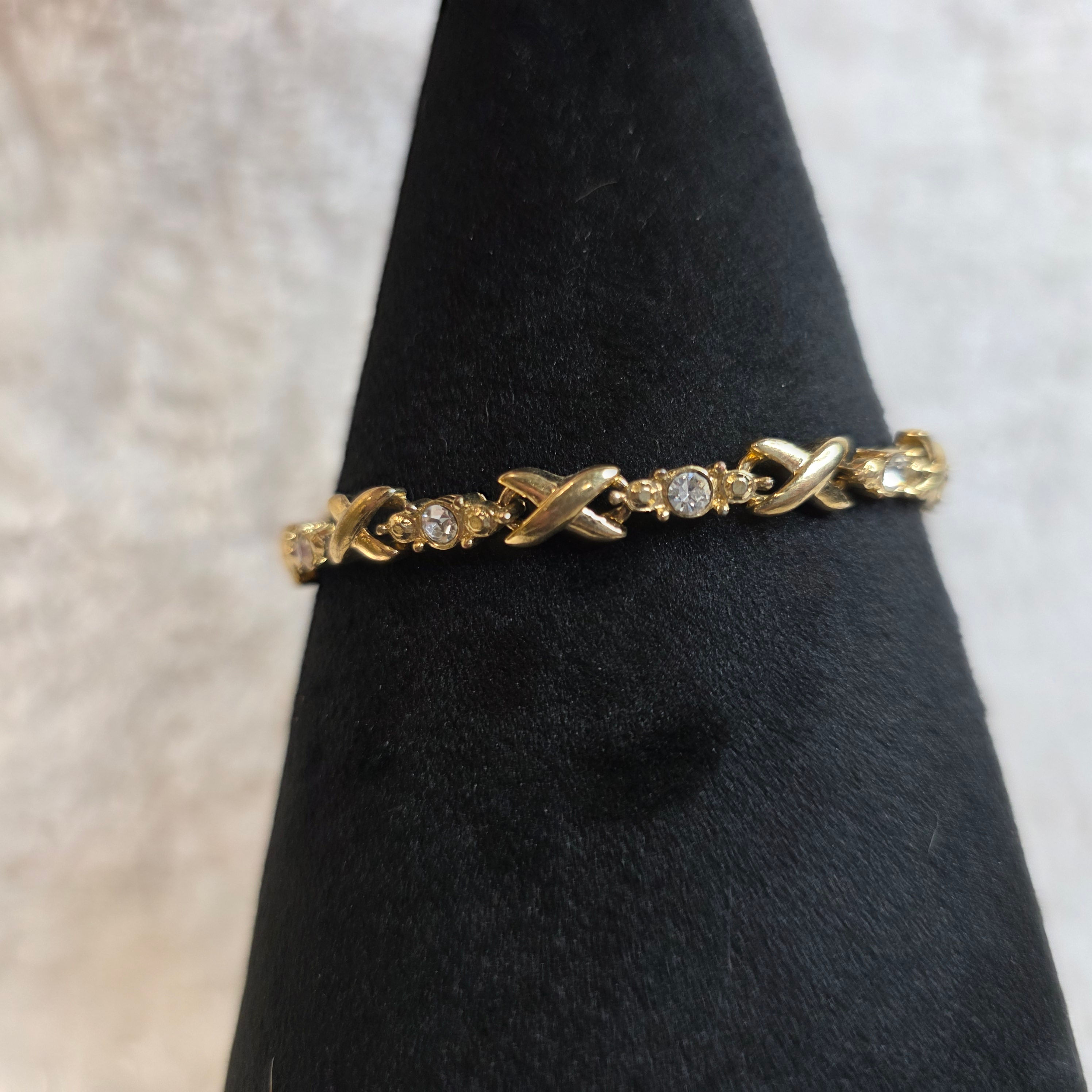 Avon XO Rhinestone Tennis Bracelet