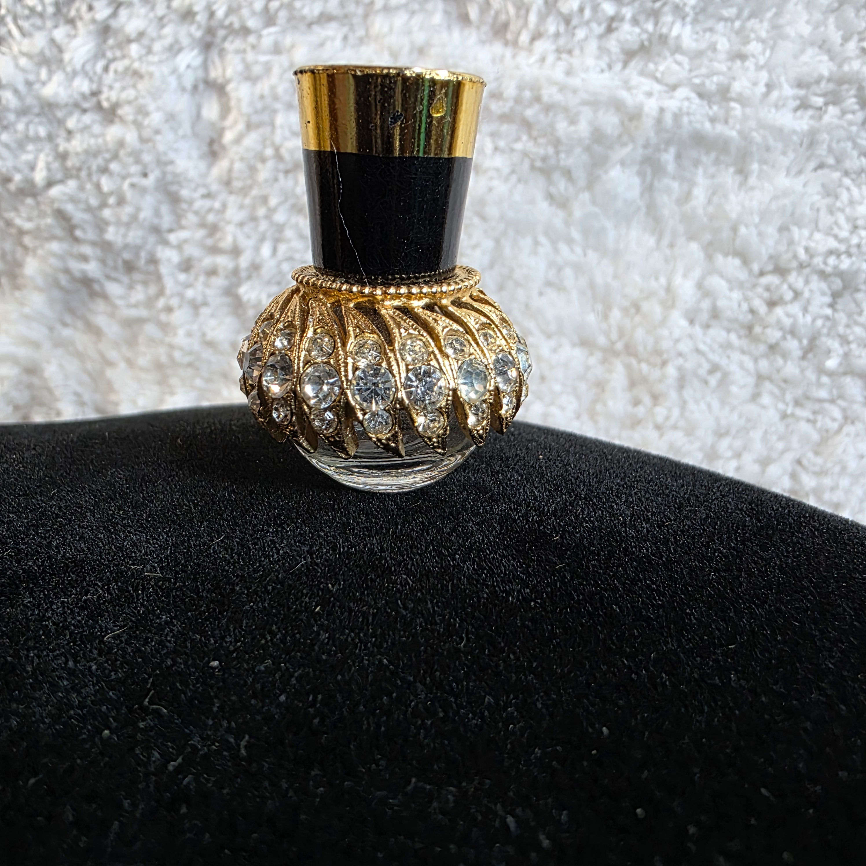 Vintage Rhinestone Perfume Bottle