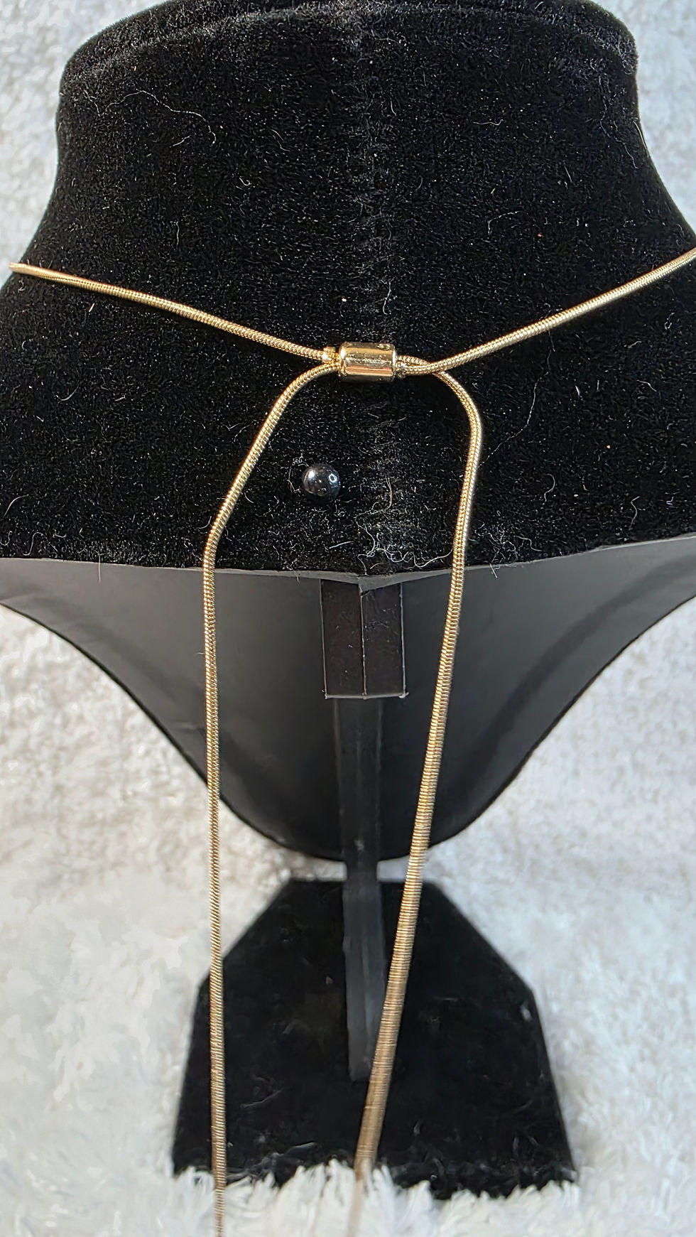 Thumbnail: Cupid's Moon Goldtone Necklace