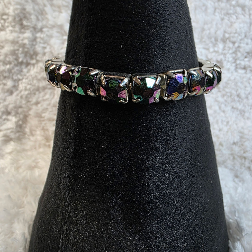 Thumbnail: Aurora Borealis Stretch Bracelet 2.5-4”