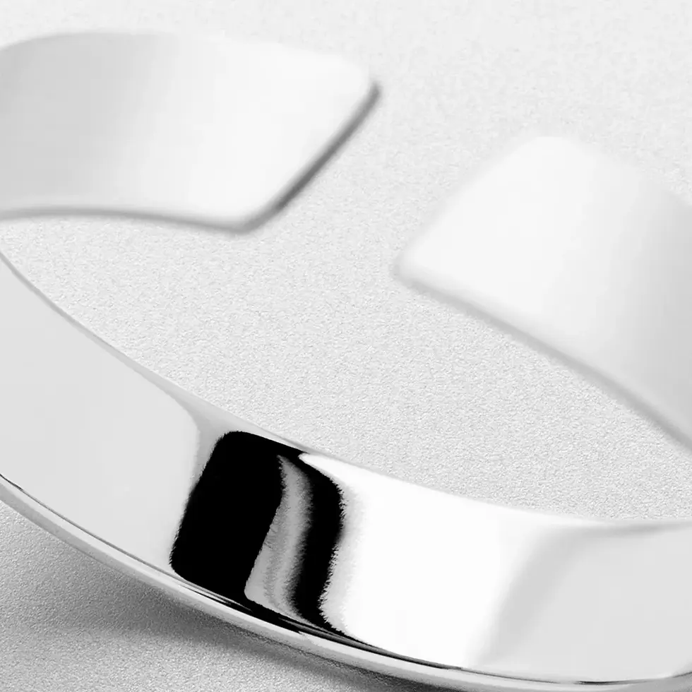 Thumbnail: Trend Minimal Unisize Ring Stainless Steel Platinum