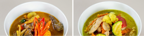 Arranged Food and Objects