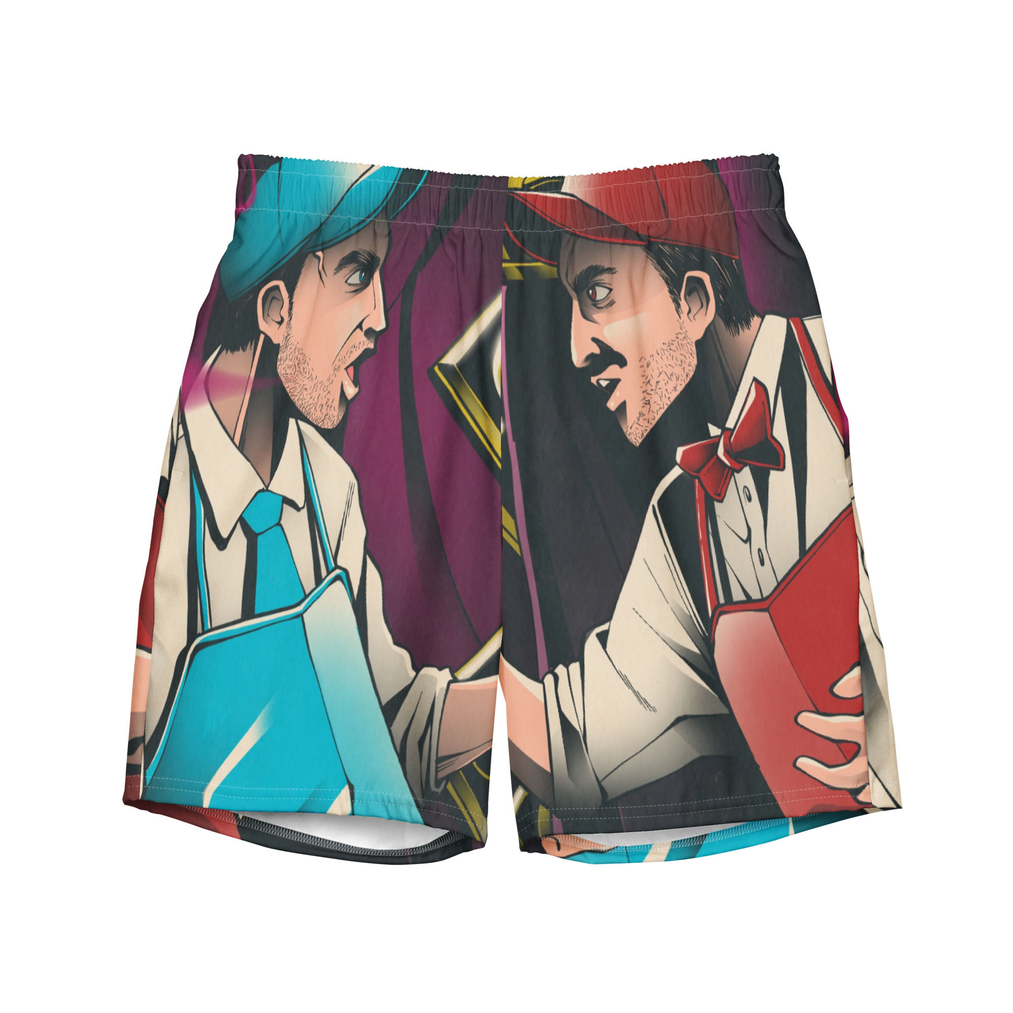 All-Over Print Recycled Swim Trunks