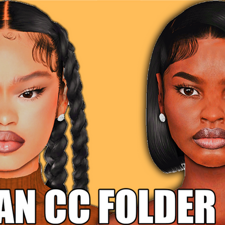 URBAN BLACK GIRL CC FOLDER